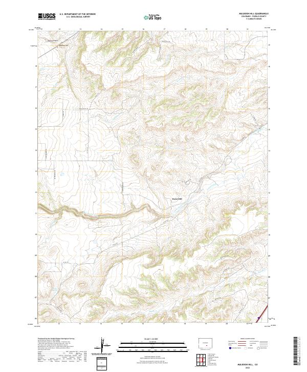 USGS Topographic Map – Muldoon Hill