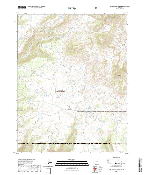 USGS Topographic Map – Narraguinnep Mountain