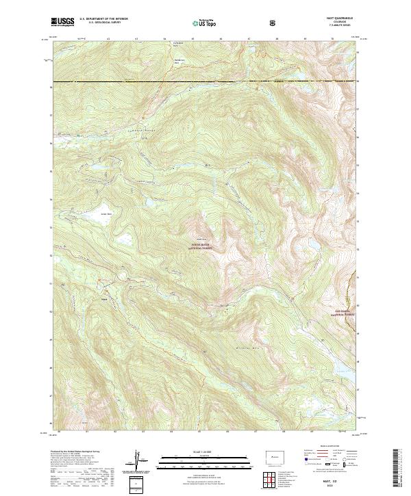USGS Topographic Map – Nast