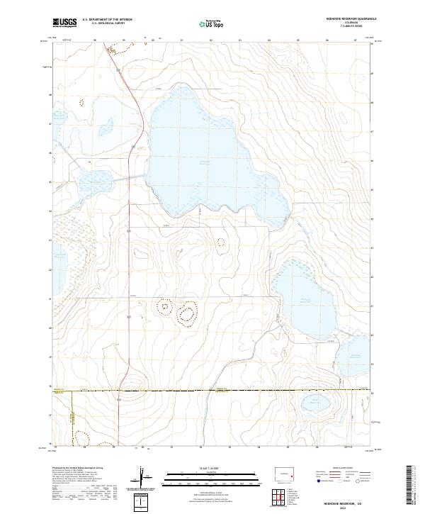 USGS Topographic Map – Neenoshe Reservoir