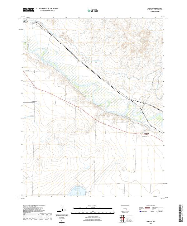 USGS Topographic Map – Nepesta