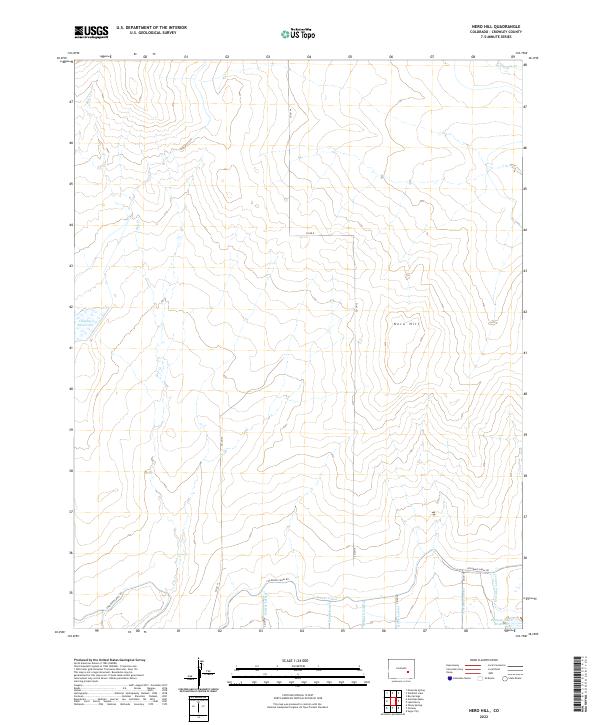 USGS Topographic Map – Nero Hill