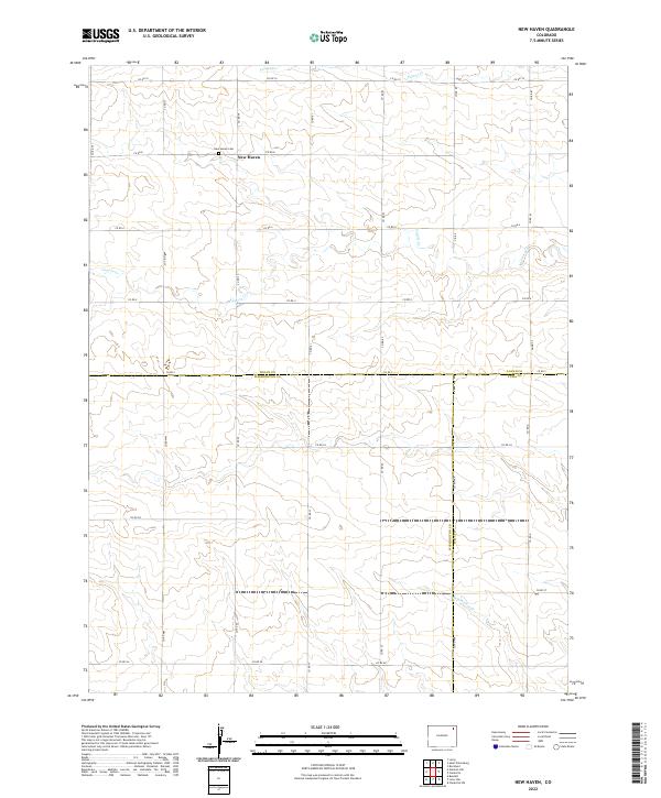 USGS Topographic Map – New Haven