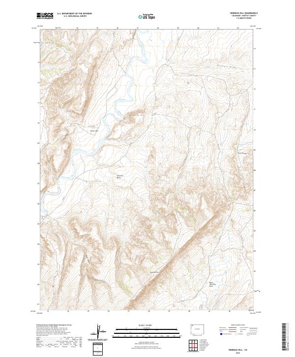 USGS Topographic Map – Ninemile Hill