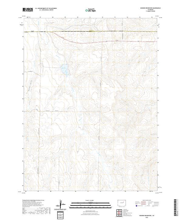 USGS Topographic Map – Noonen Reservoir