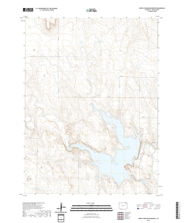 USGS Topographic Map – North Sterling Reservoir