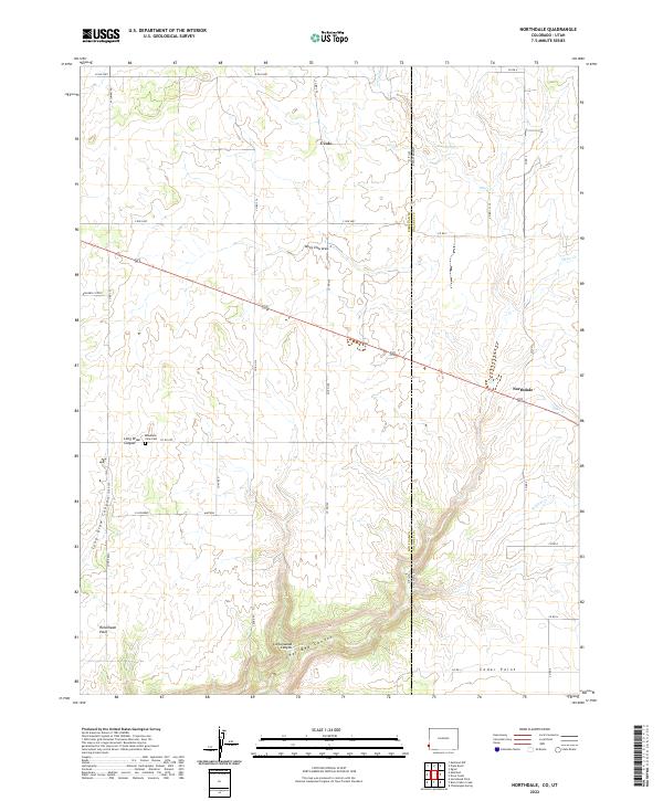 USGS Topographic Map – Northdale
