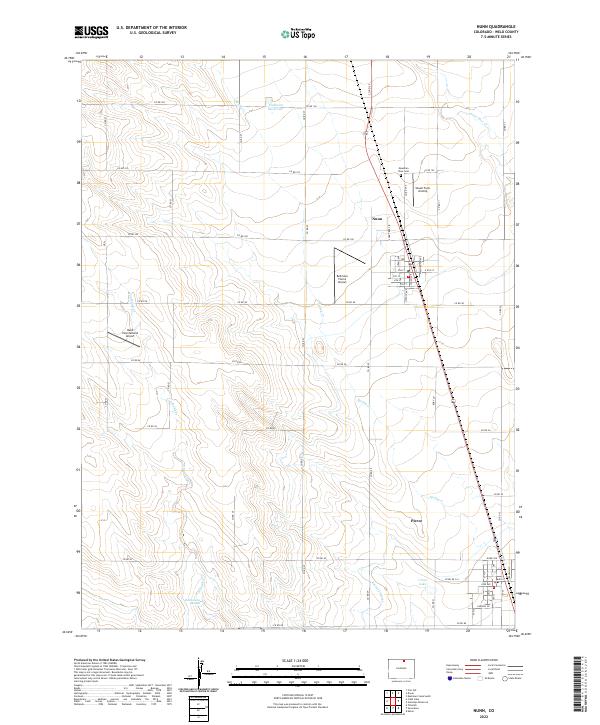 USGS Topographic Map – Nunn