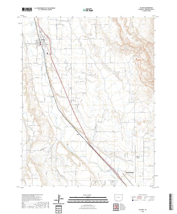USGS Topographic Map – Olathe