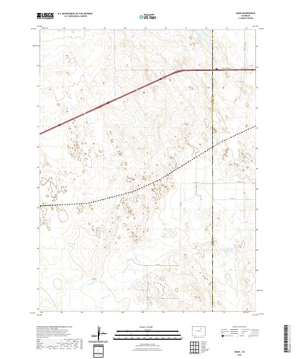 USGS Topographic Map – Omar