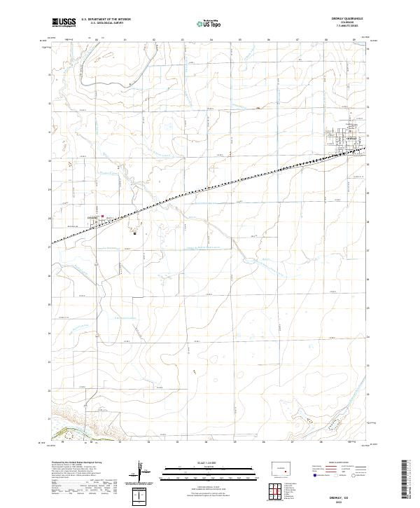 USGS Topographic Map – Ordway