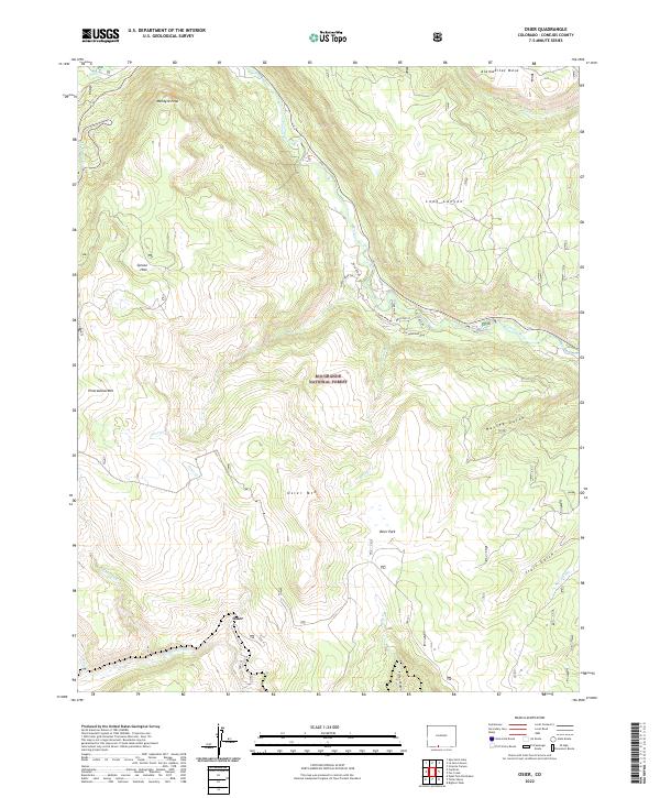 USGS Topographic Map – Osier