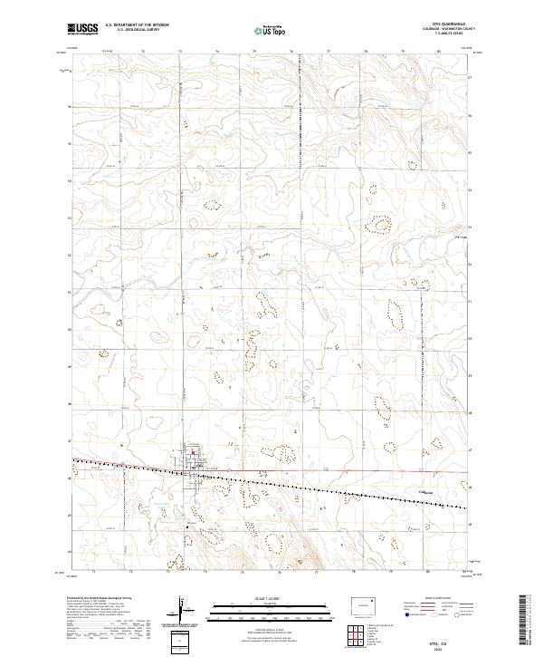 USGS Topographic Map – Otis