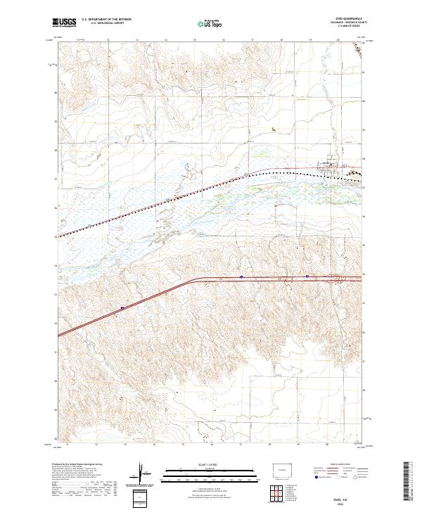 USGS Topographic Map – Ovid
