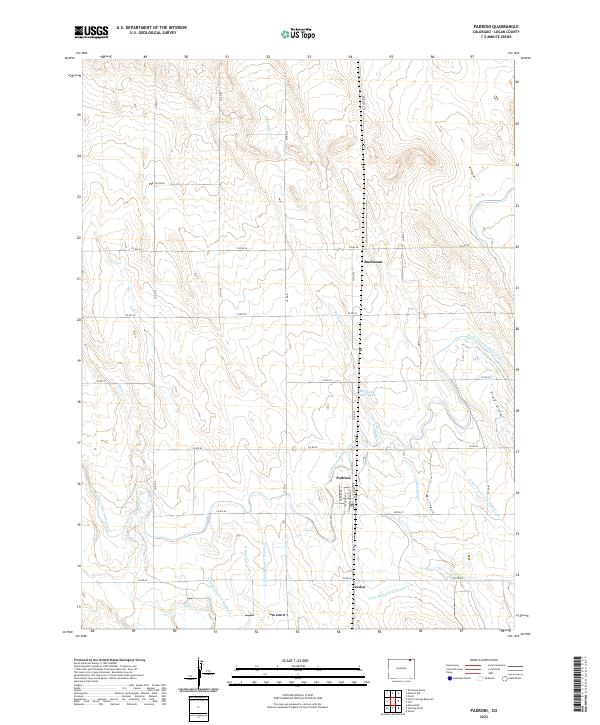 USGS Topographic Map – Padroni
