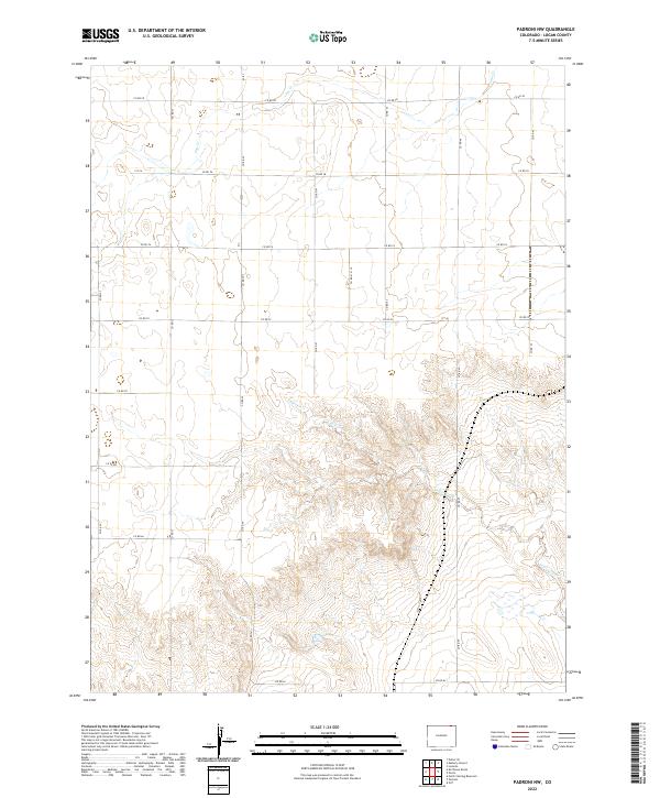 USGS Topographic Map – Padroni NW