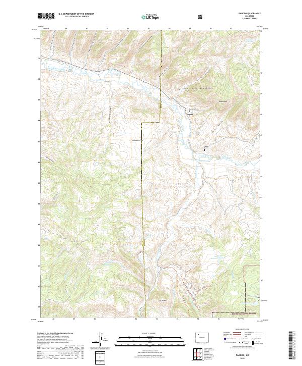 USGS Topographic Map – Pagoda