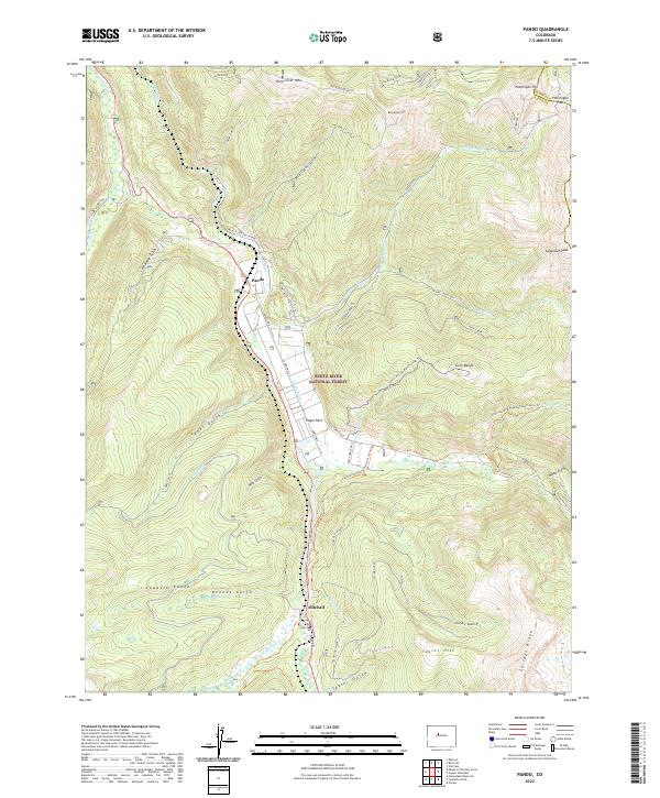 USGS Topographic Map – Pando