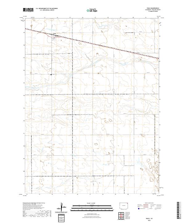 USGS Topographic Map – Paoli