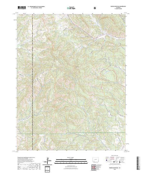 USGS Topographic Map – Pargin Mountain