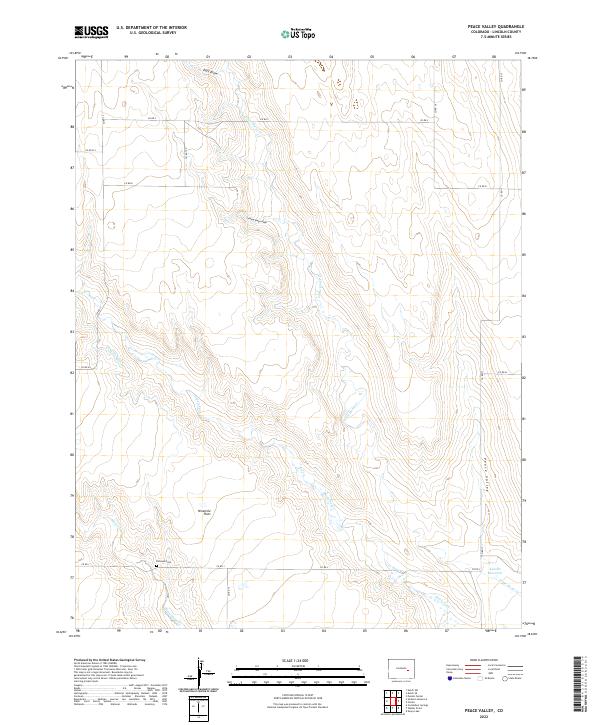 USGS Topographic Map – Peace Valley