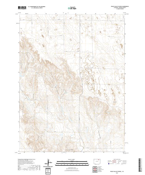 USGS Topographic Map – Peace Valley School