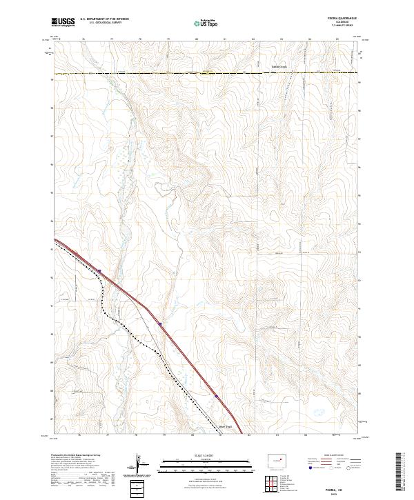 USGS Topographic Map – Peoria