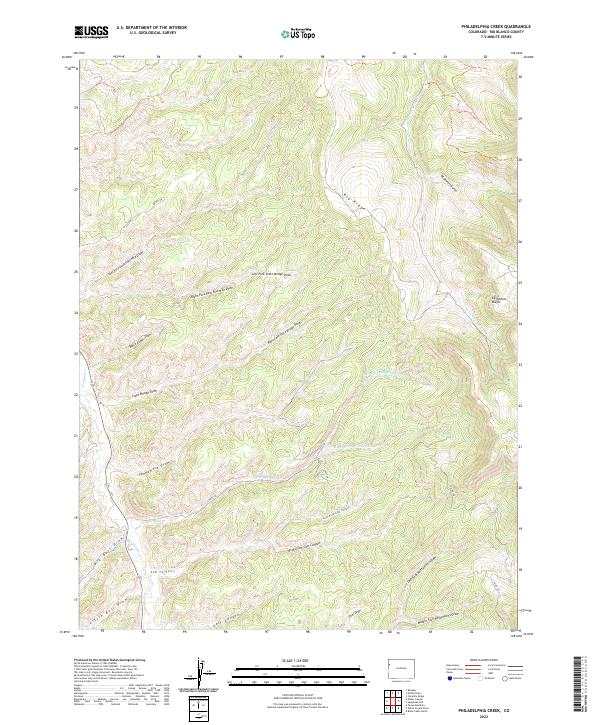 USGS Topographic Map – Philadelphia Creek