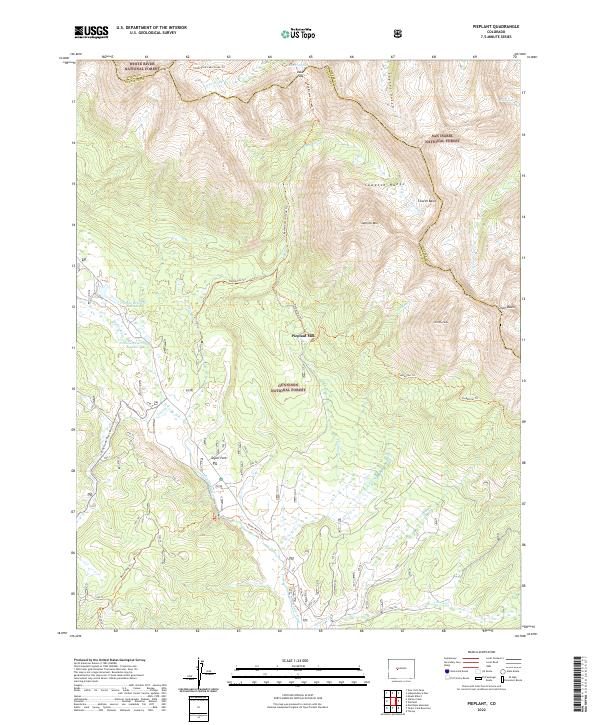 USGS Topographic Map – Pieplant