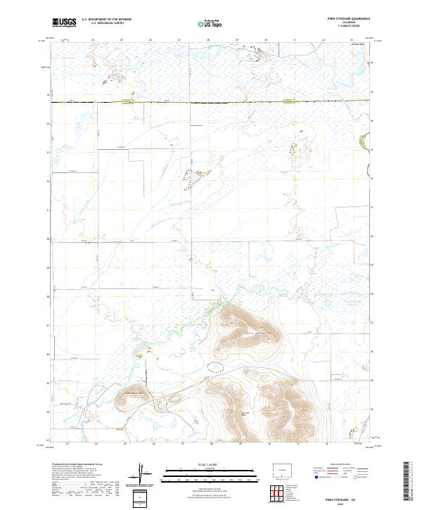 USGS Topographic Map – Pikes Stockade