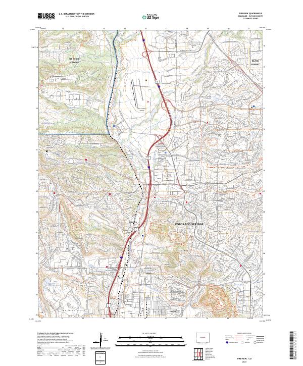 USGS Topographic Map – Pikeview