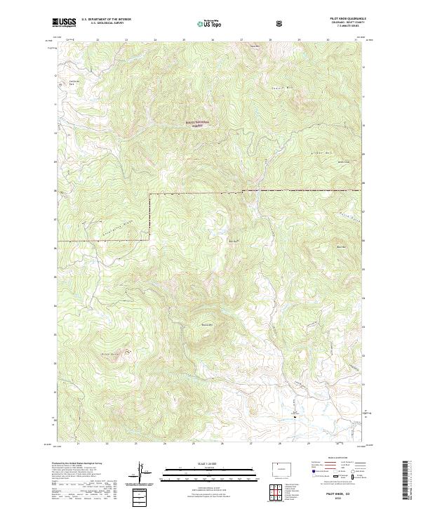 USGS Topographic Map – Pilot Knob
