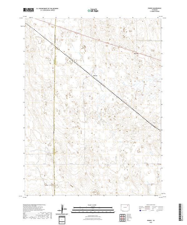 USGS Topographic Map – Pinneo