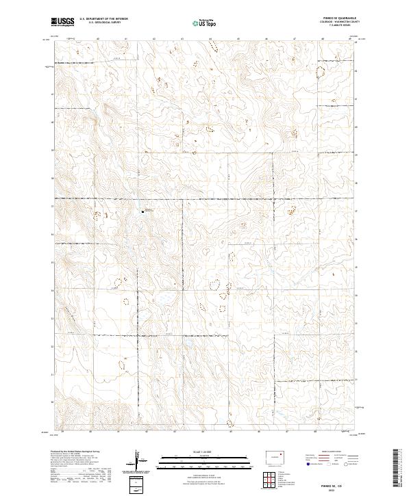 2022 Map of Pinneo SE, 2022 Print