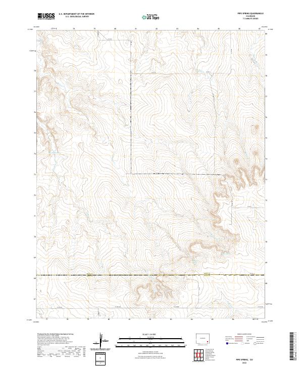 USGS Topographic Map – Pipe Spring