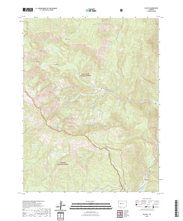 USGS Topographic Map – Placita