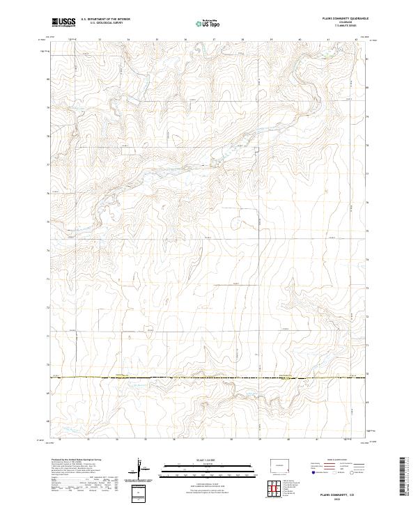 2022 Map of Plains Community, 2022 Print