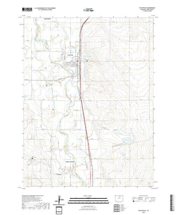 USGS Topographic Map – Platteville