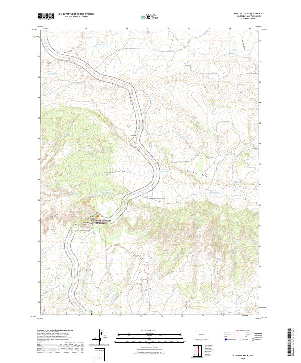 USGS Topographic Map – Plug Hat Rock