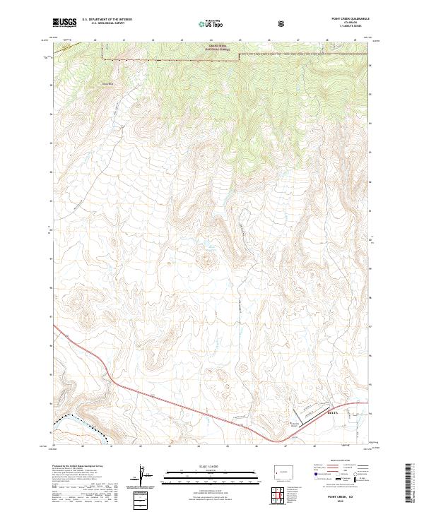 USGS Topographic Map – Point Creek