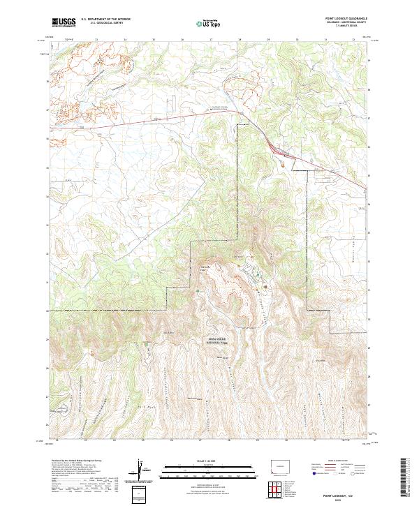 USGS Topographic Map – Point Lookout