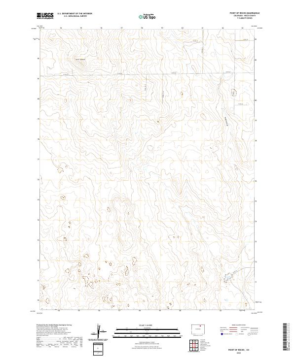 USGS Topographic Map – Point of Rocks