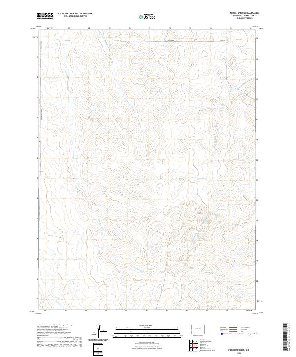 USGS Topographic Map – Poison Springs