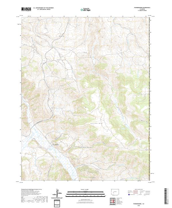USGS Topographic Map – Powderhorn