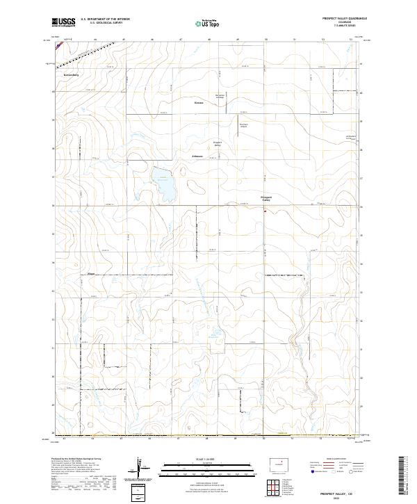 USGS Topographic Map – Prospect Valley