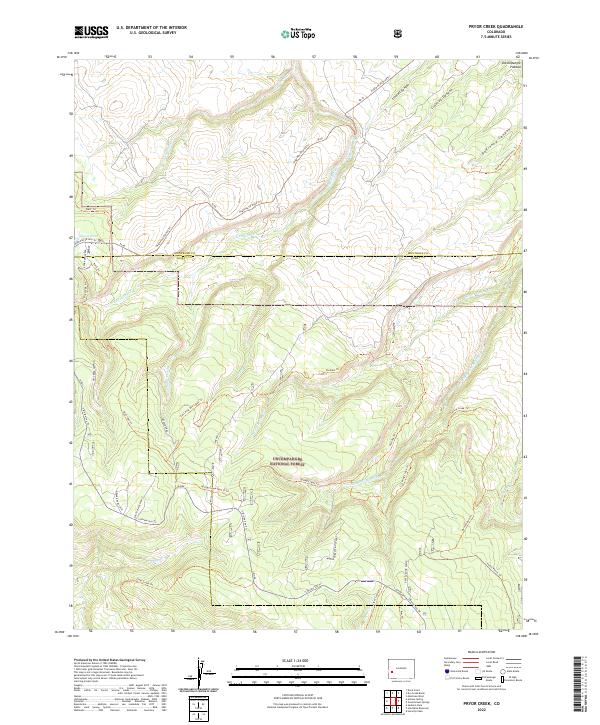 USGS Topographic Map – Pryor Creek