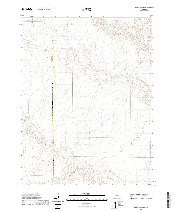 USGS Topographic Map – Punkin Center NW