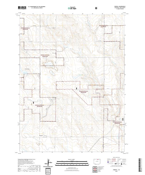 USGS Topographic Map – Purcell