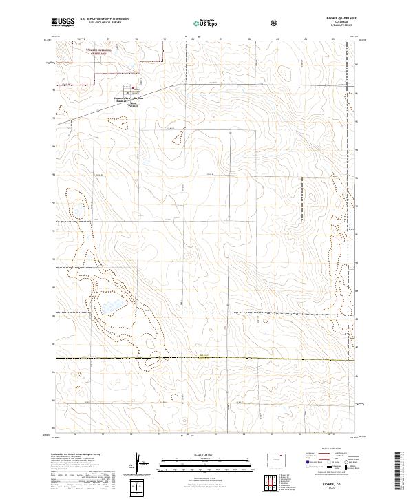 USGS Topographic Map – Raymer