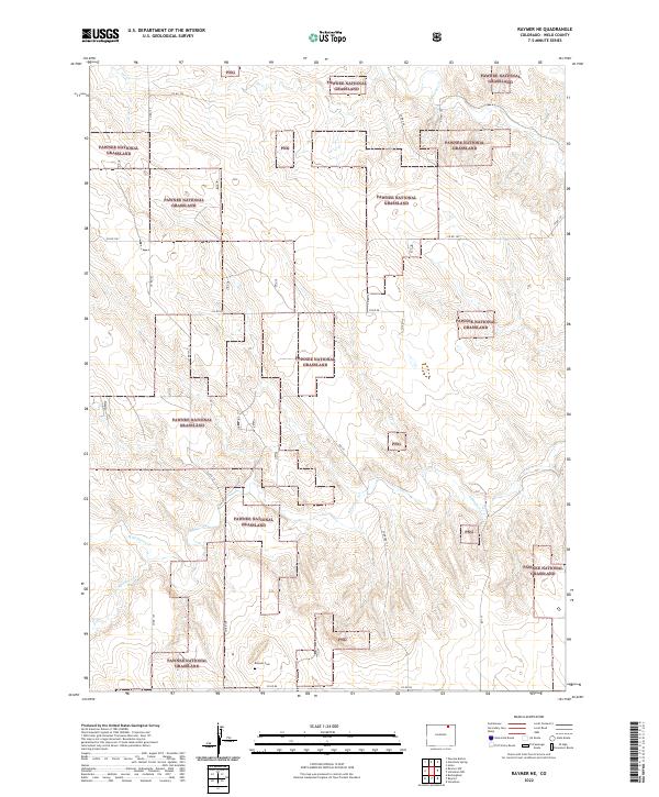 USGS Topographic Map – Raymer NE